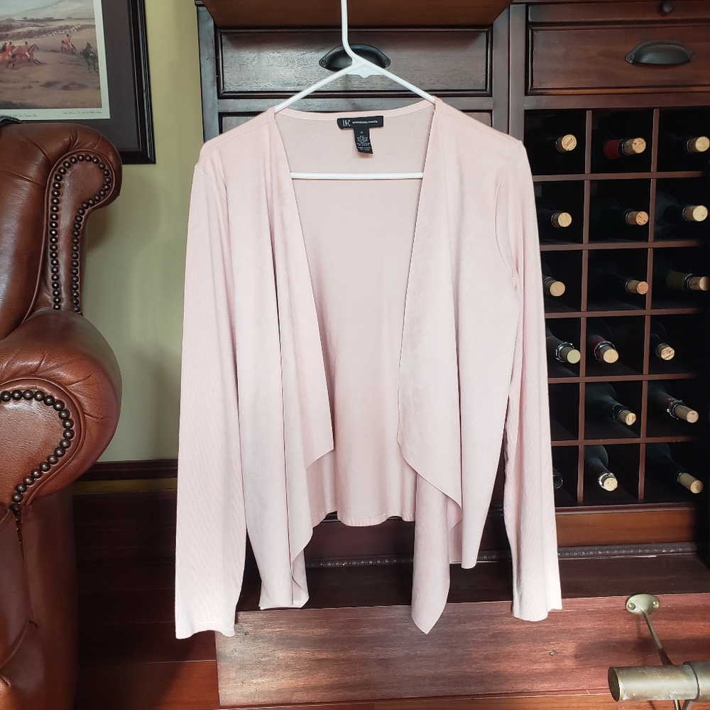 INC Sweater/faux suede